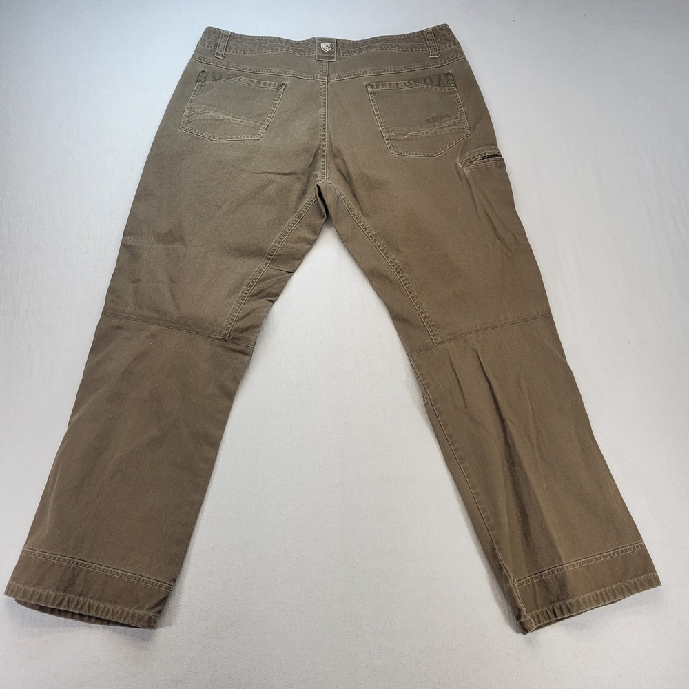 Kuhl Rydr Pants Mens 38x30 Brown Canvas Outdoor Hiking Workwear - Picture 3 of 11